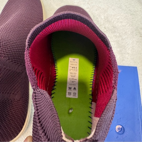 Rothy’s The Chelsea Burgundy Boots size 9/5 - Picture 9 of 10